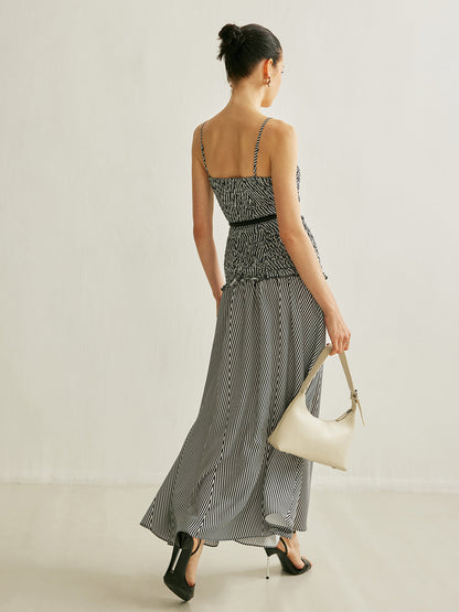 Colette Women's Pleated Dress - close-up detail