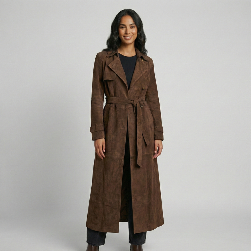 Lila Women's Trench Coat | Brown