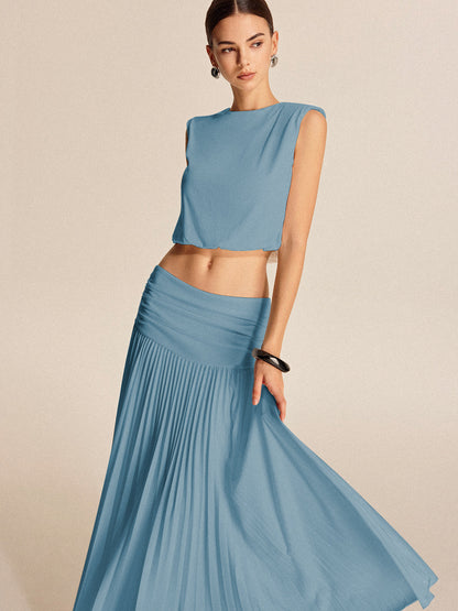 Selma Women's Pleated Skirt - shown in use