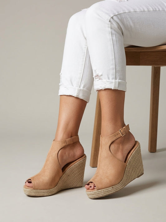Yvette Women's Platform Espadrilles - styled view