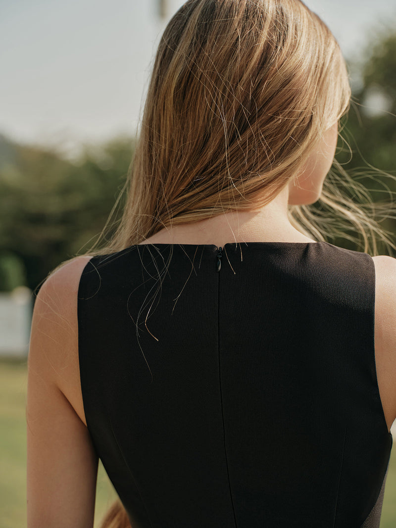 Mira Women's Ruffled Dress - close-up detail