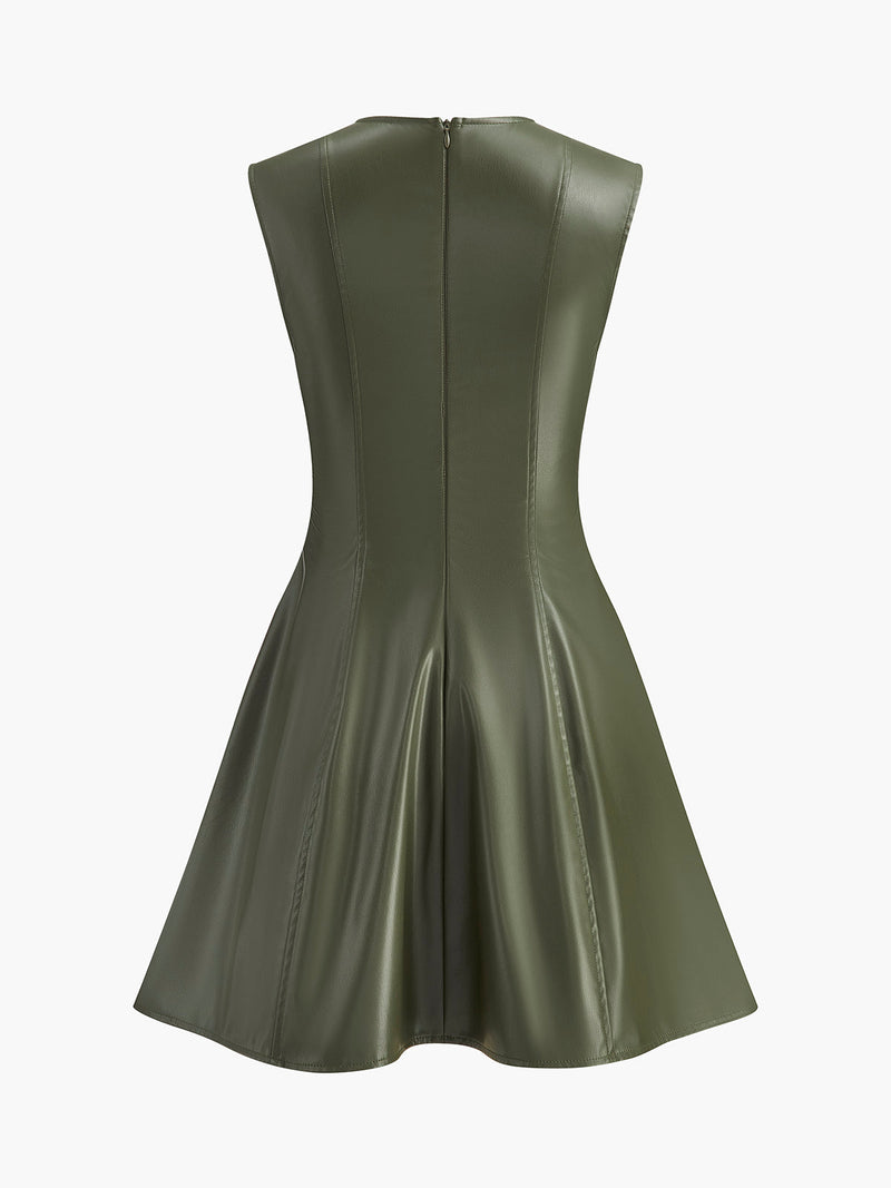 Giselle Women's Pleated Dress - front view