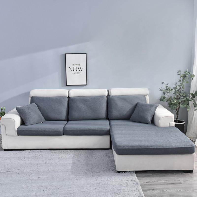 Waterproof Sofa Cushion Cover, Dark Grey