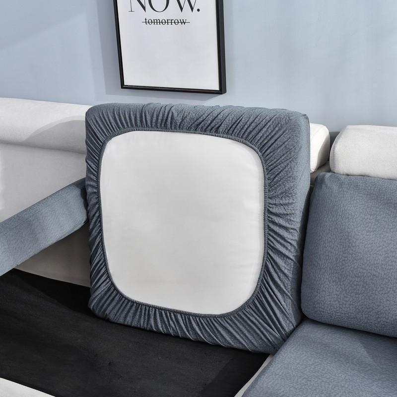 Waterproof Sofa Cushion Cover, Dark Grey