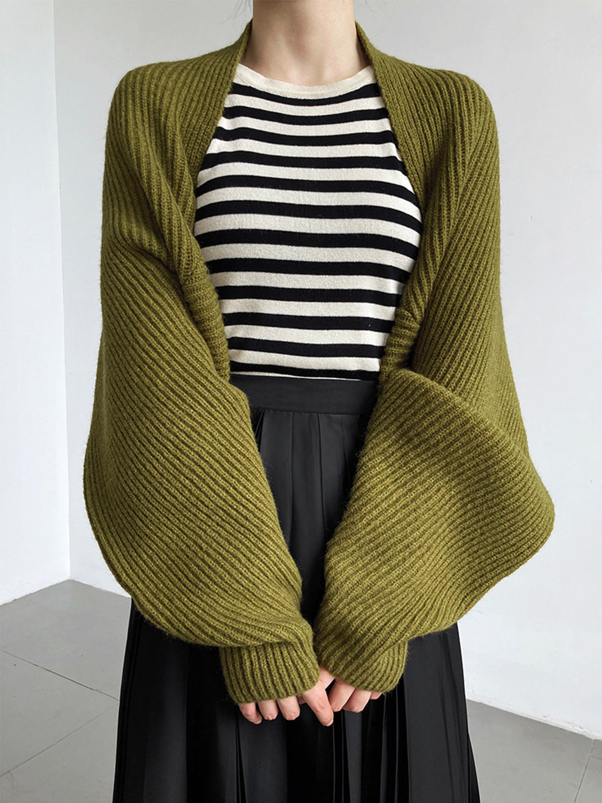 Giselle Women's Sweater - fabric and finish detail