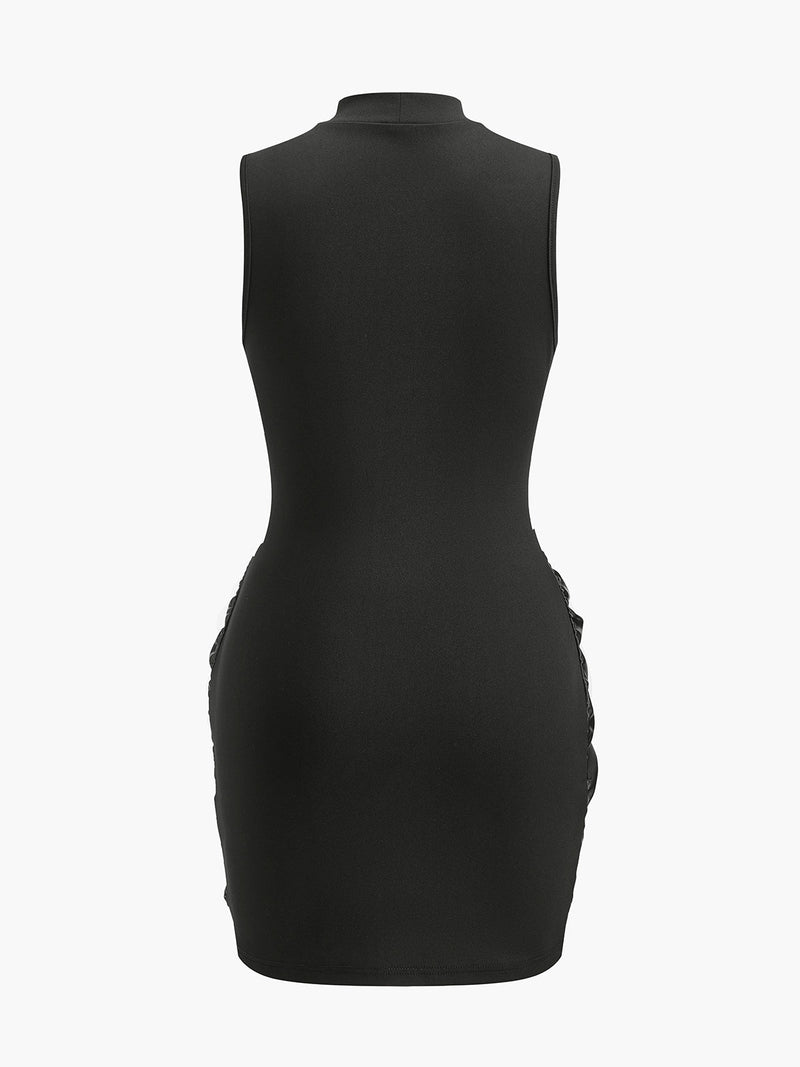 Lena Women's Pleated Dress - shown in use