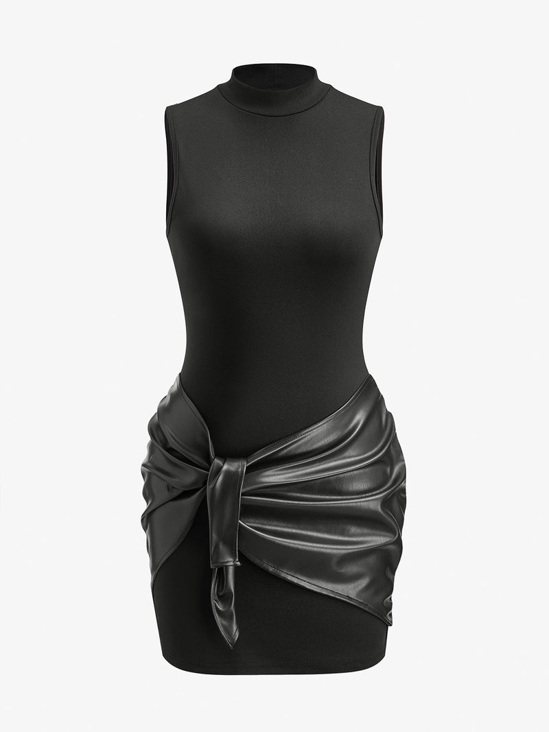 Lena Women's Pleated Dress - front view