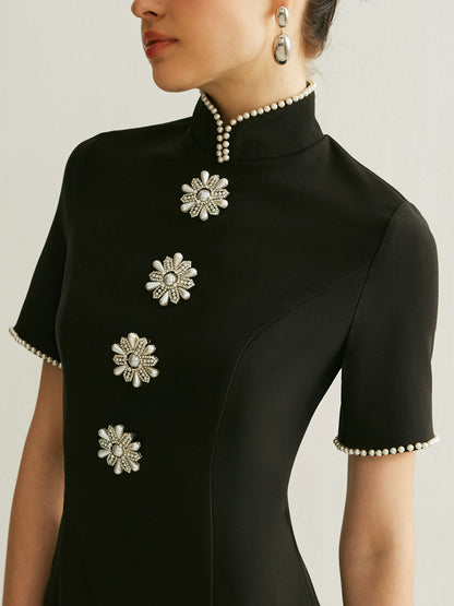 Mira Women's Dress - fabric and finish detail