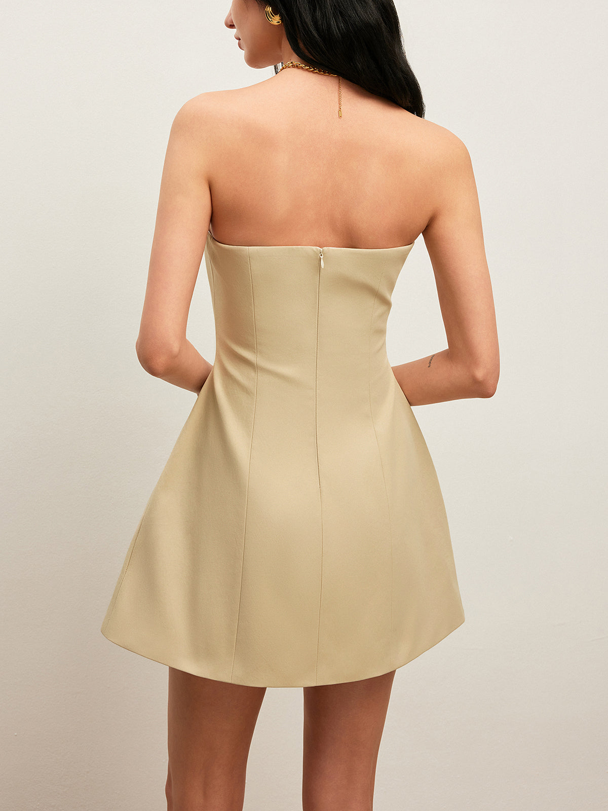 Cosima Women's Dress - fabric and finish detail
