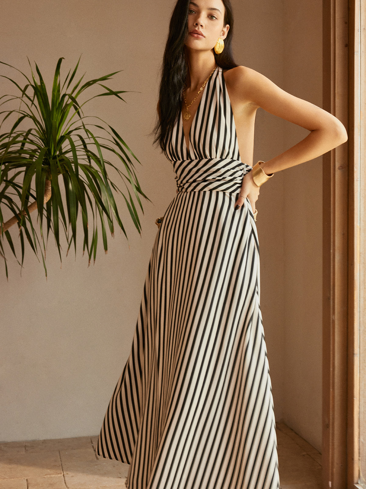 Fleur Women's Dress - fabric and finish detail
