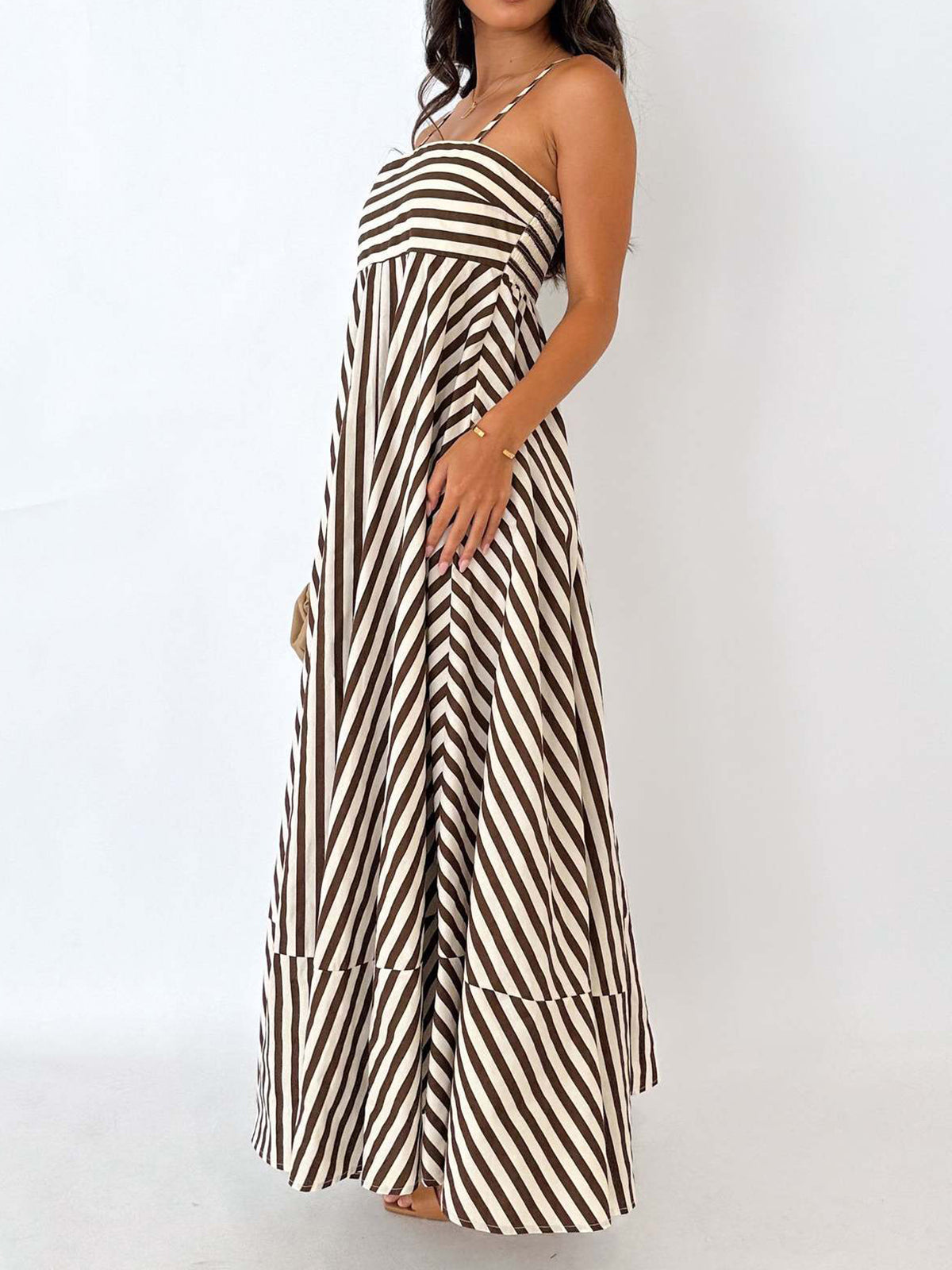 Quinn Women's Pleated Dress - full-length view
