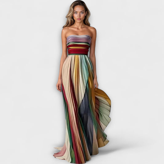 Juno Women's Pleated Dress - front view