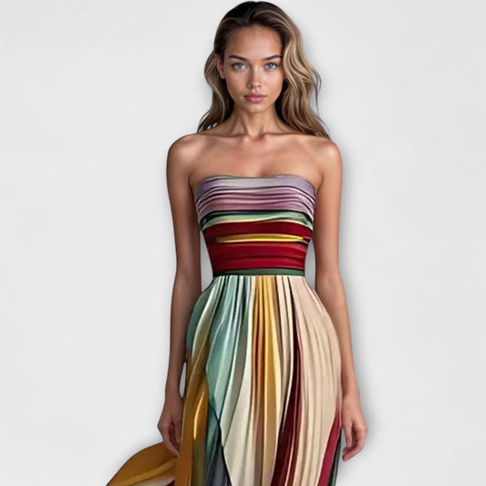Juno Women's Pleated Dress - styled view