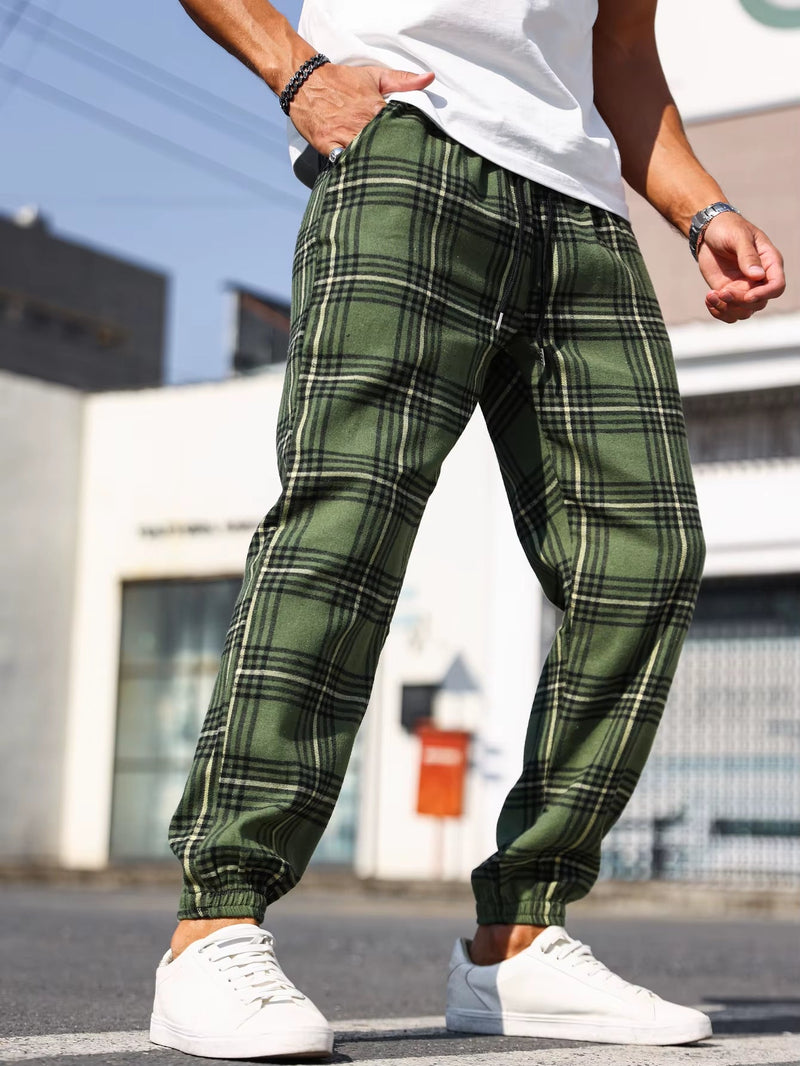 Wren Women's Plaid Joggers | Black, Brown