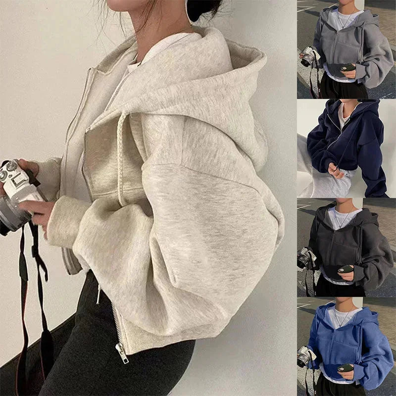 Mira Women's Oversized Hoodie - close-up detail