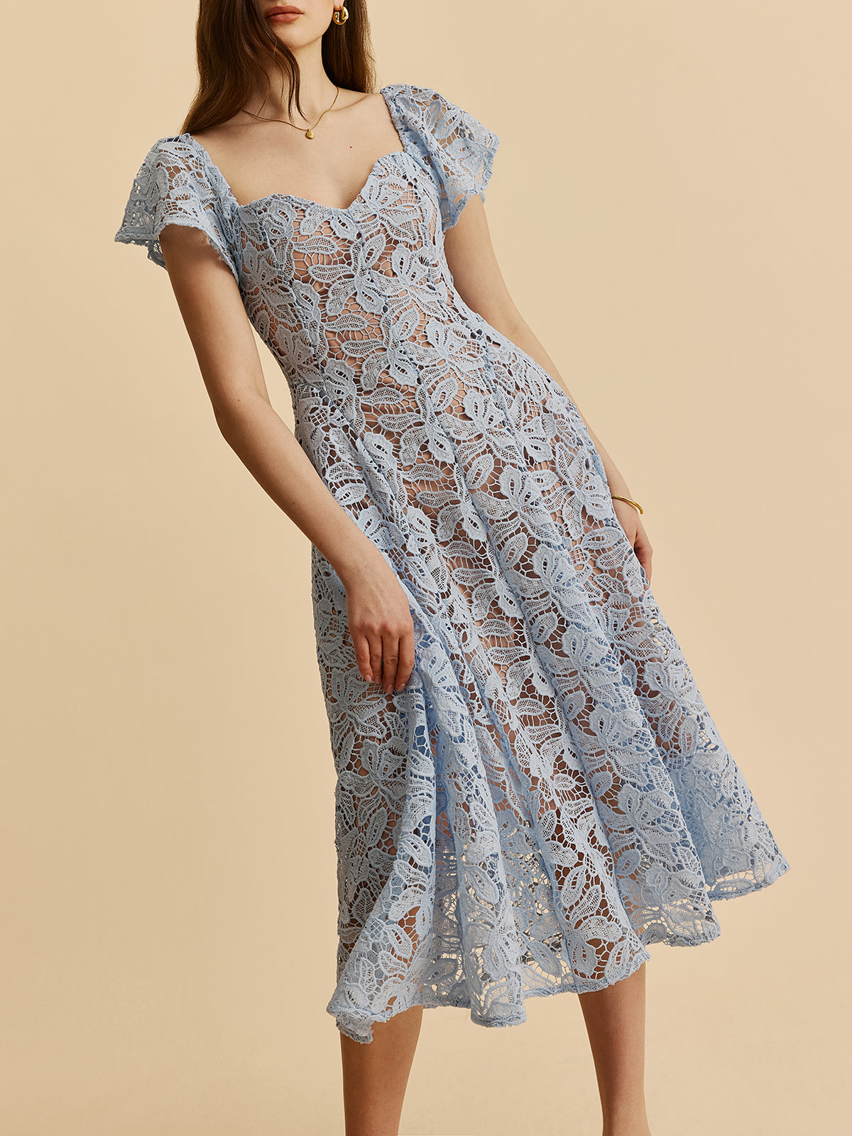Kira Women's Dress - fabric and finish detail