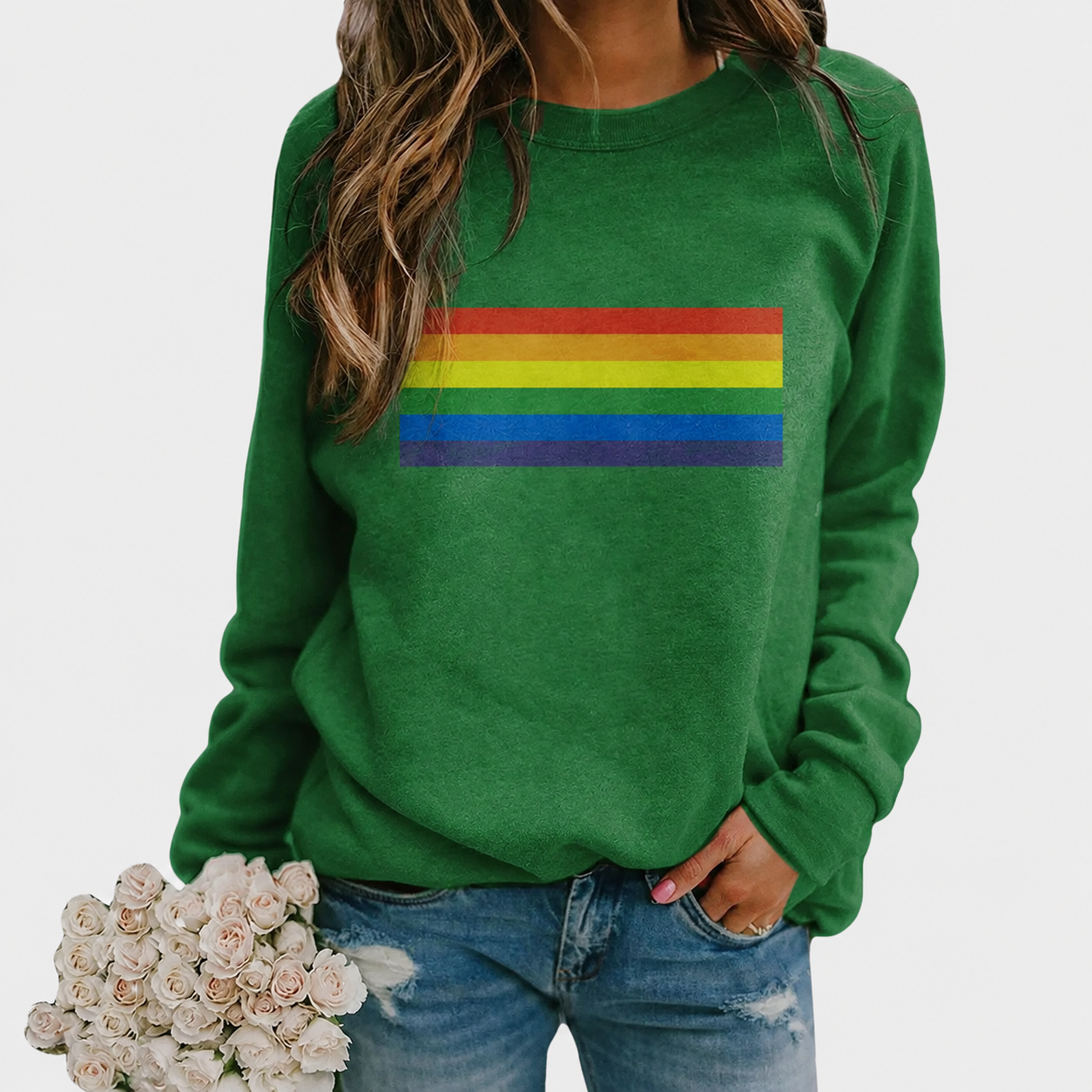 Quinn Women's Sweatshirt - styled view