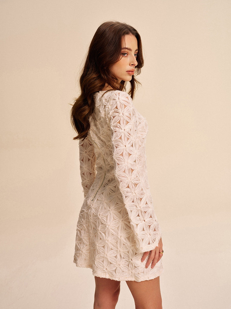 Thea Women's Floral Dress - close-up detail