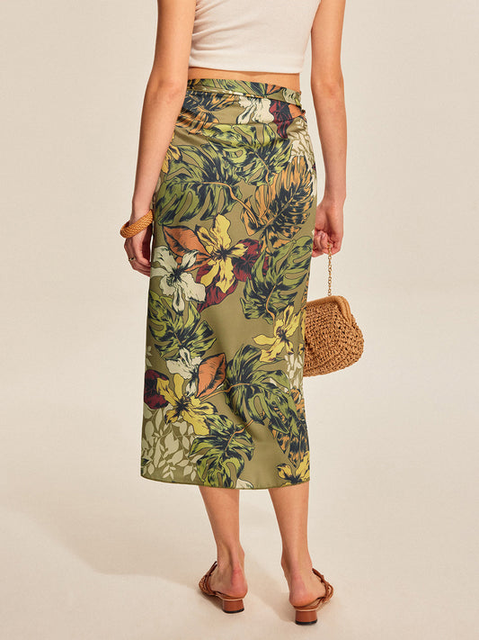 Noor Women's Floral Skirt - styled view