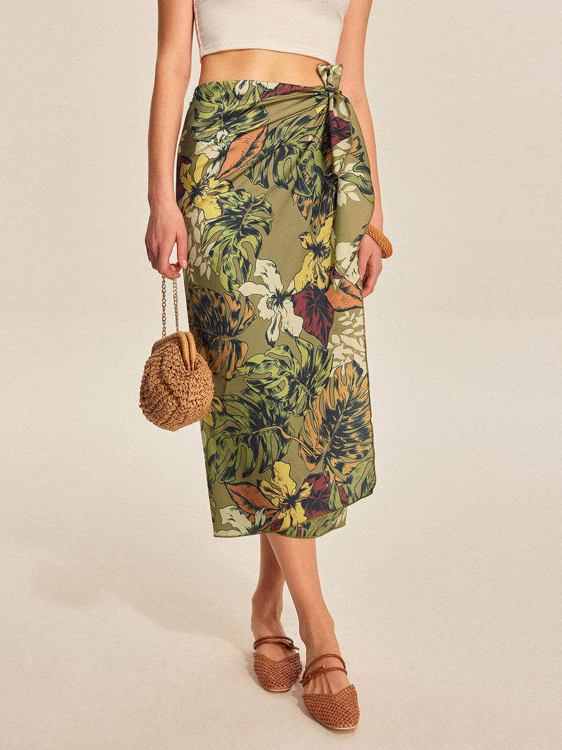 Noor Women's Floral Skirt | Wrap, Maxi