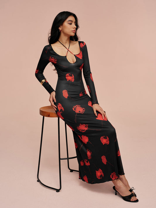 Hattie Women's Printed Dress - front view