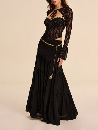 Wren Women's Skirt - fabric and finish detail