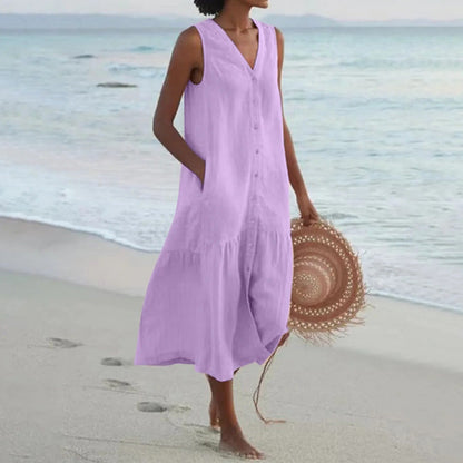 Ruby Women's Midi Dress - full-length view