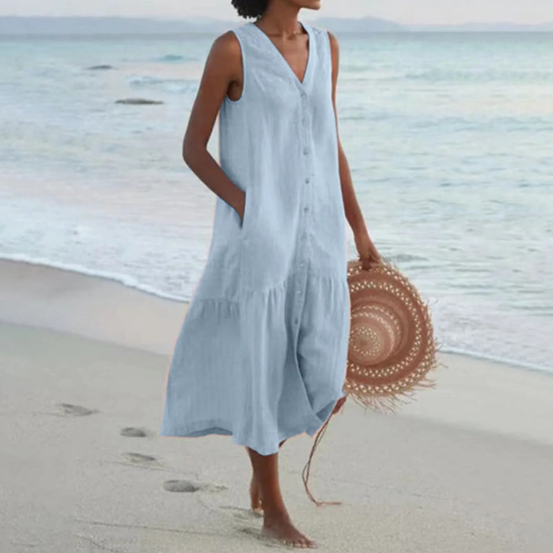 Ruby Women's Midi Dress - styled view