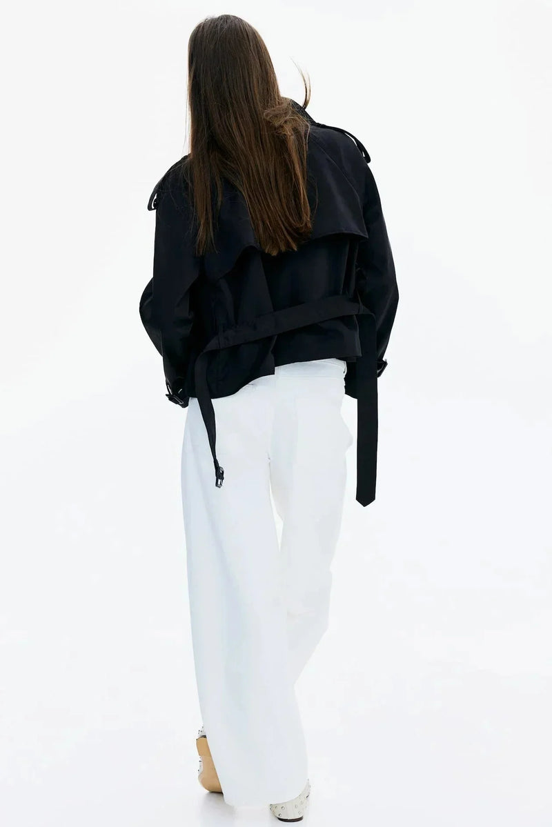 Rowan Women's Trench Coat - styled view