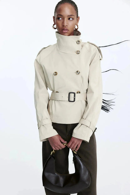 Rowan Women's Trench Coat - front view