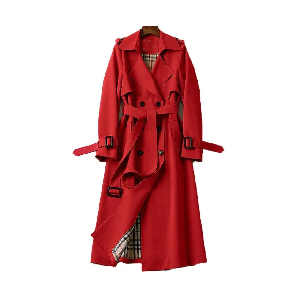 Colette Women's Trench Coat - flat lay
