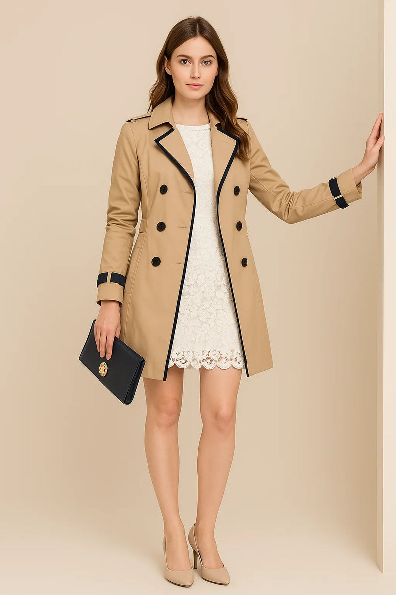 Romy Women's Trench Coat - front view