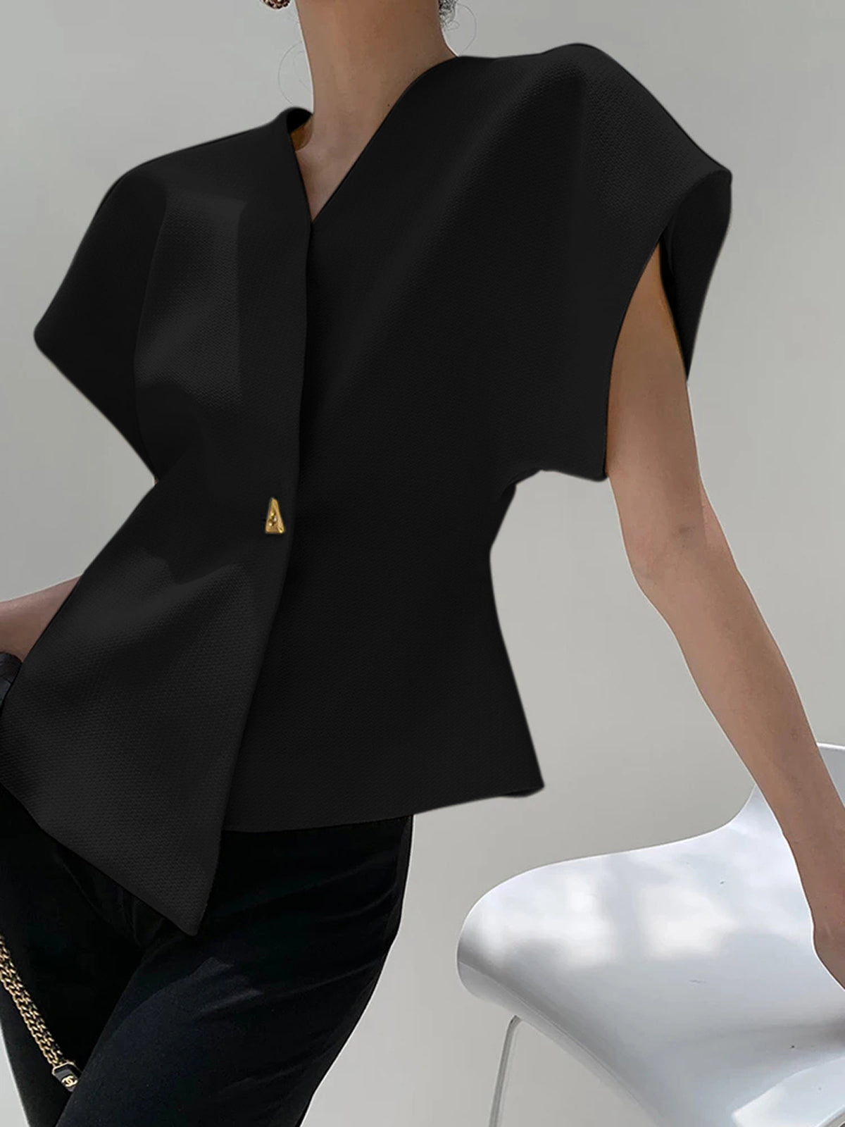 Xanthe Women's Blouse - close-up detail