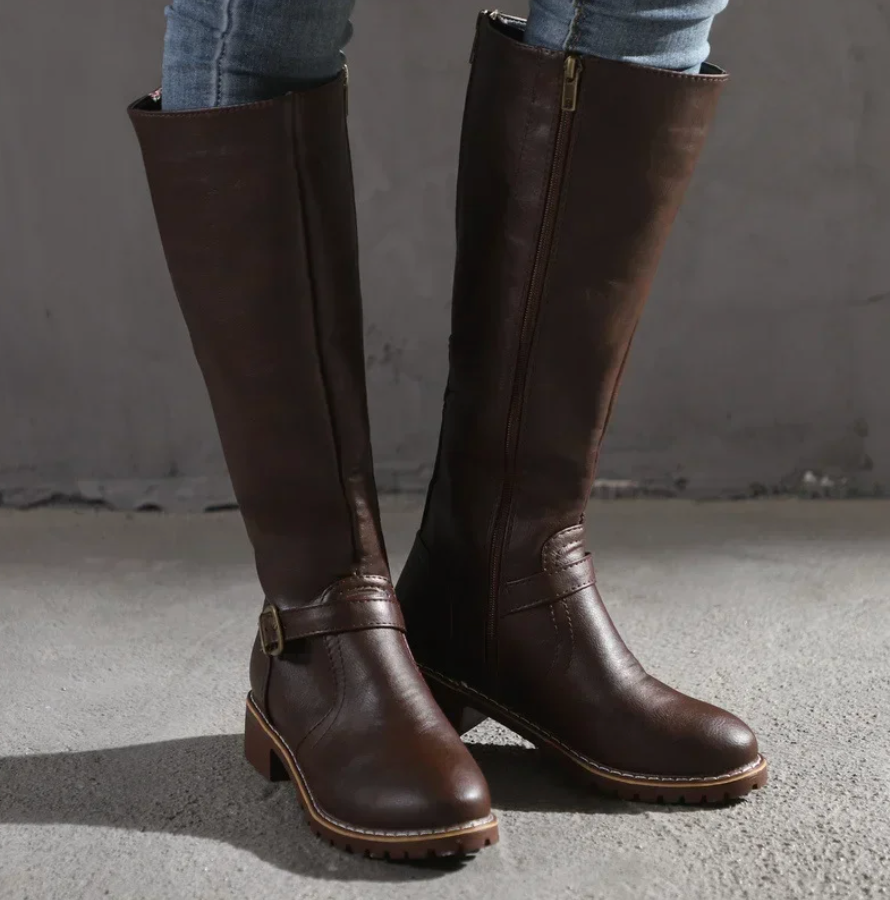 Fleur Women's Knee-high Boots - back view