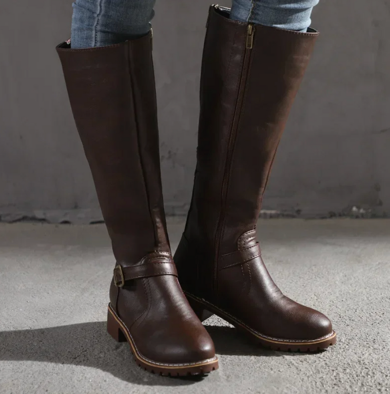 Fleur Women's Knee-high Boots - back view