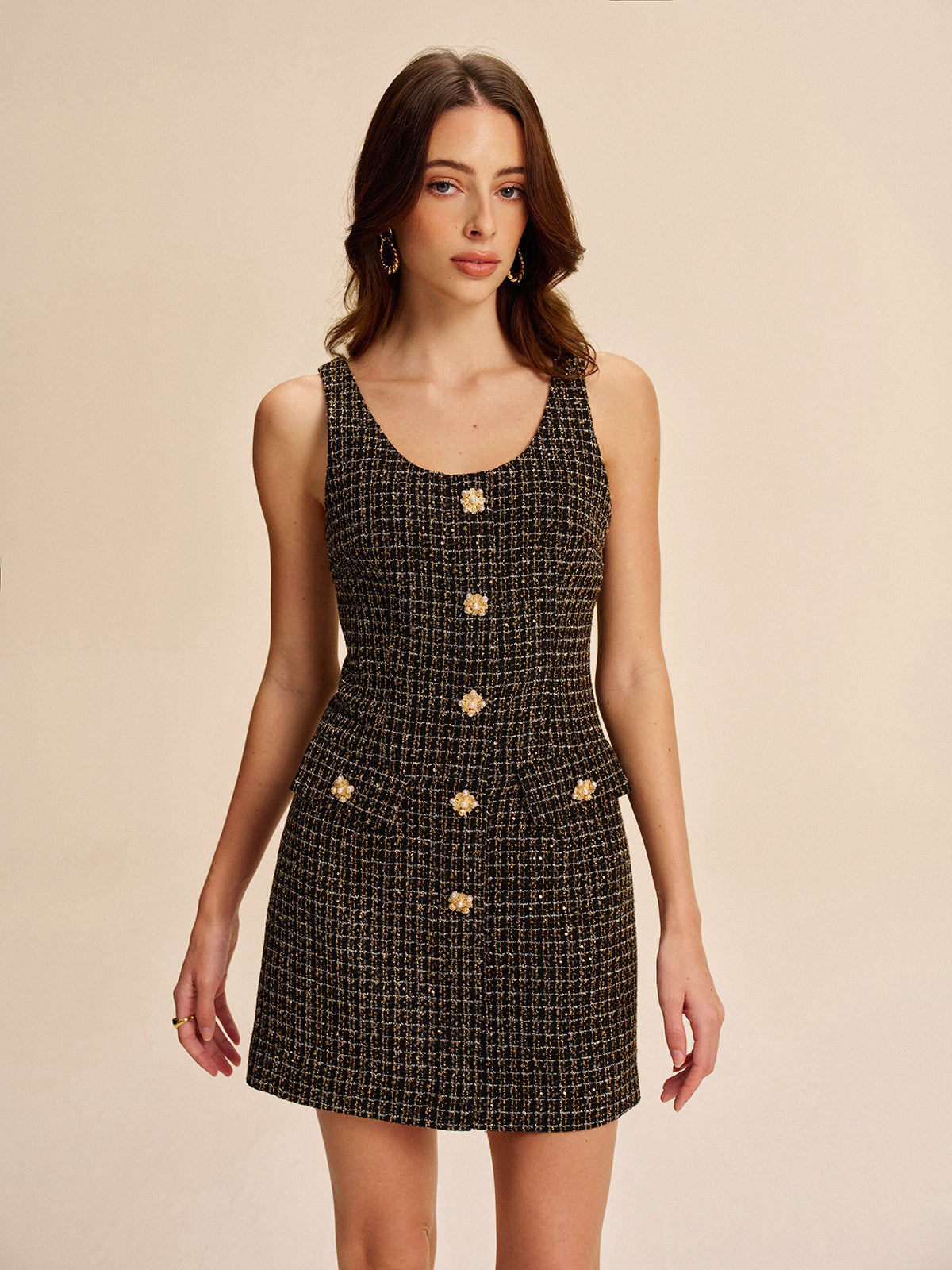 Dahlia Women's Dress - close-up detail