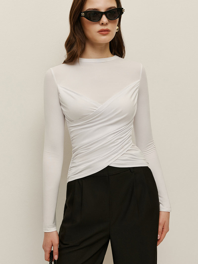 Ines Women's Top - close-up detail