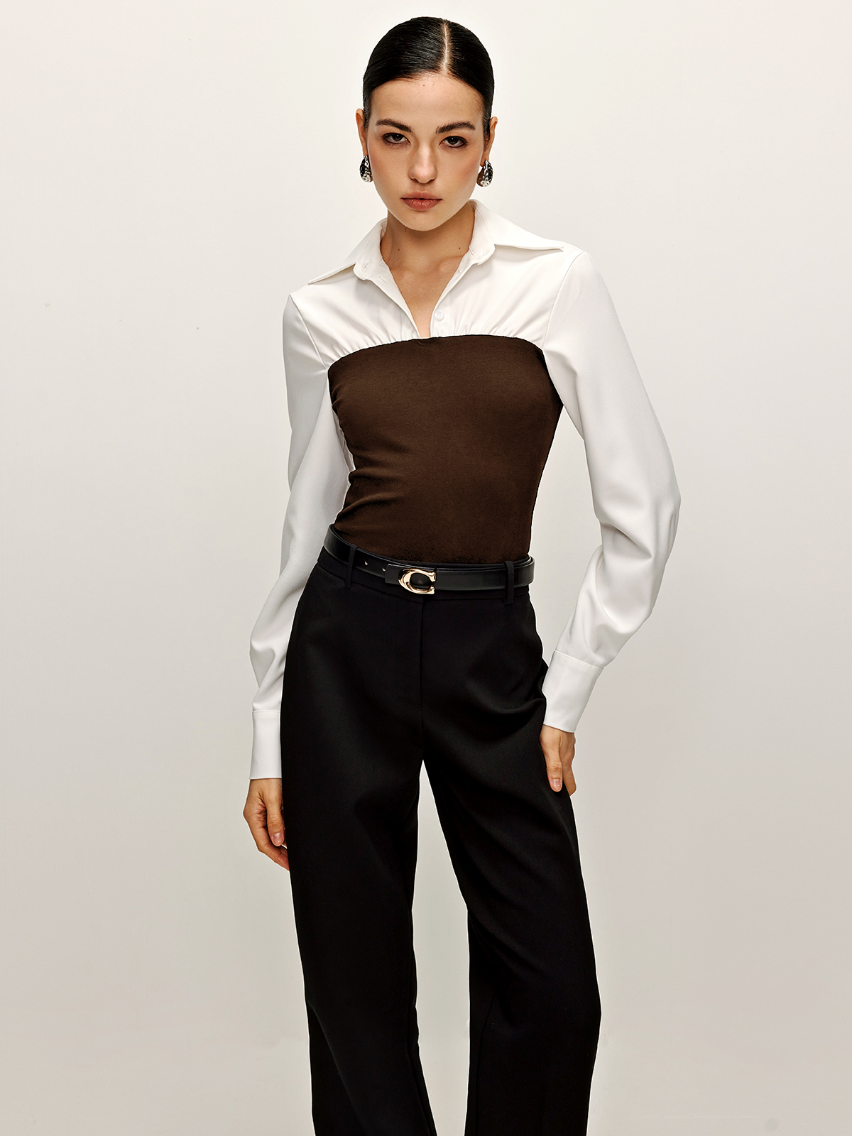 Fleur Women's Shirt - flat lay