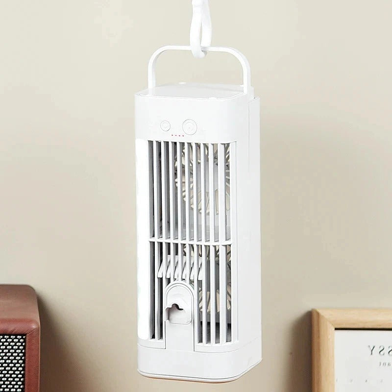 Heath Portable Fan - fabric and finish detail