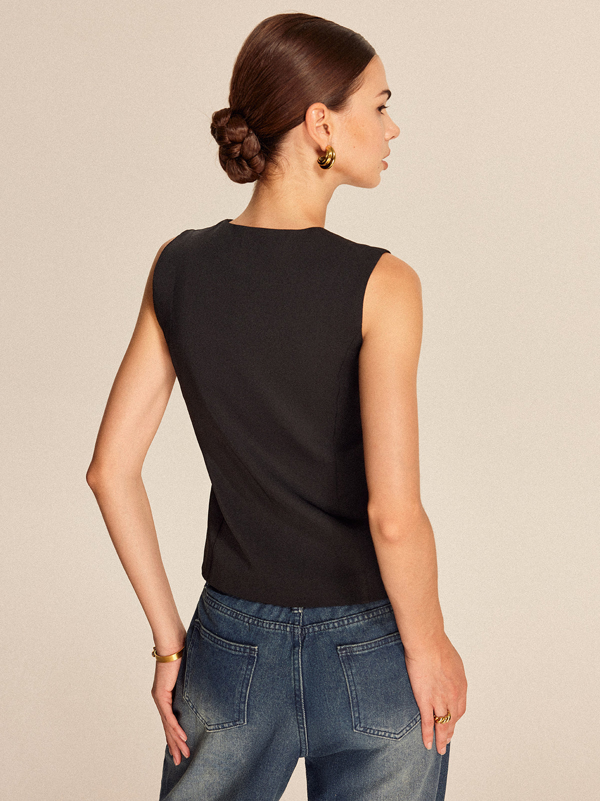 Giselle Women's Vest - close-up detail