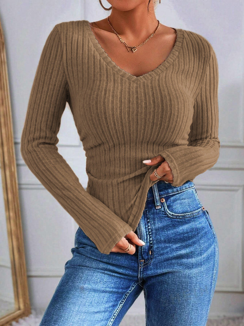 Nadia Women's Pleated T-shirt - shown in use