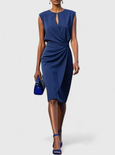 Bijou Women's Midi Dress | Wrap, Sleeveless