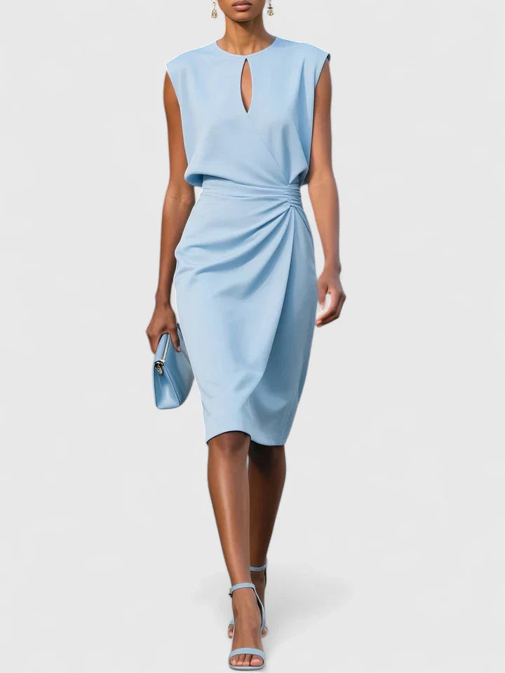 Bijou Women's Midi Dress - fabric and finish detail