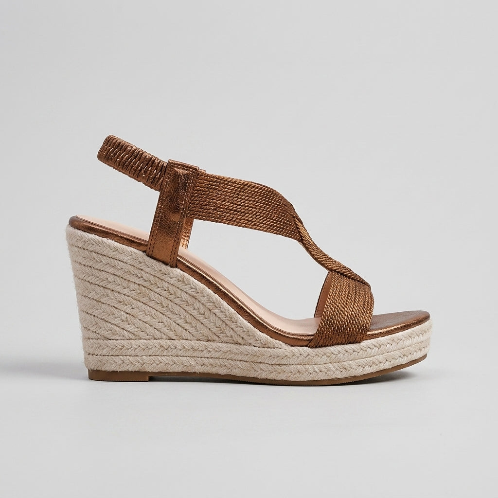 Ivy Women's Platform Espadrilles - back view