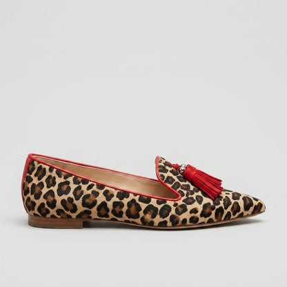 Wilda Women's Leopard Loafers - back view