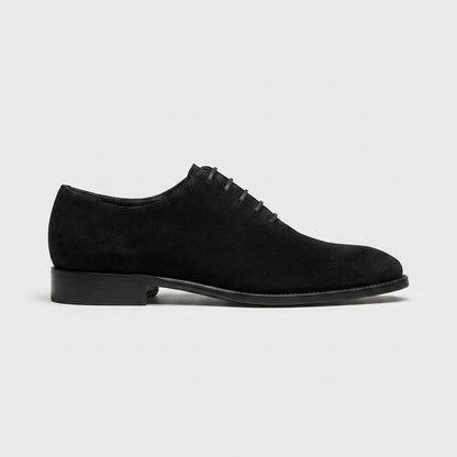 Reuben Men's Suede Oxfords - close-up detail