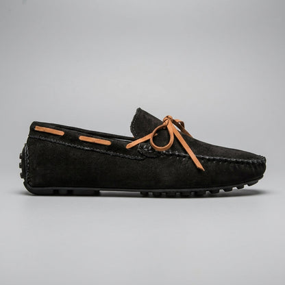 Hollis Men's Suede Loafers - flat lay