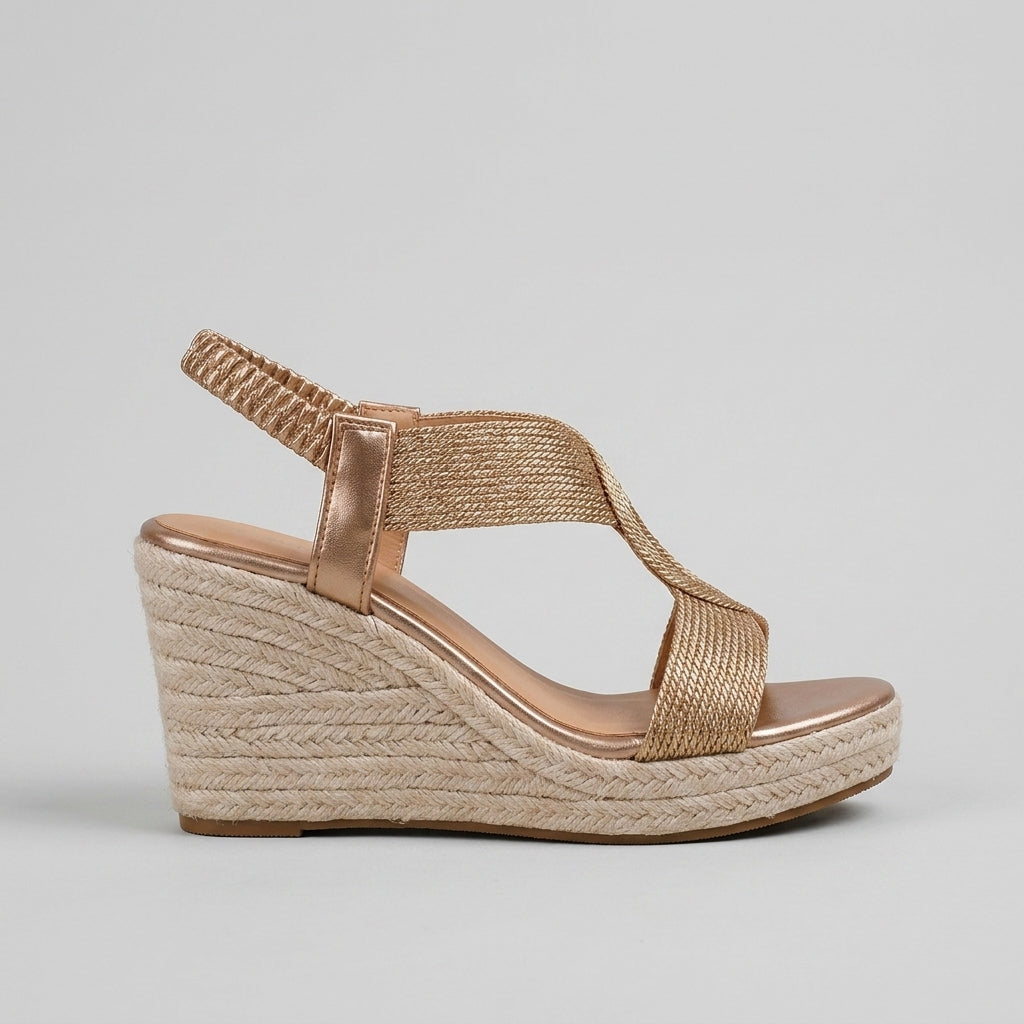 Ivy Women's Platform Espadrilles - full-length view