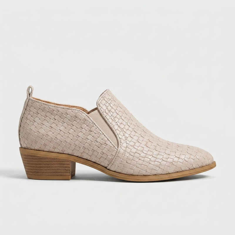 Dahlia Women's Block Heel Ankle Boots - full-length view