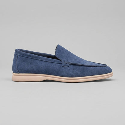 Ivor Men's Suede Loafers - back view